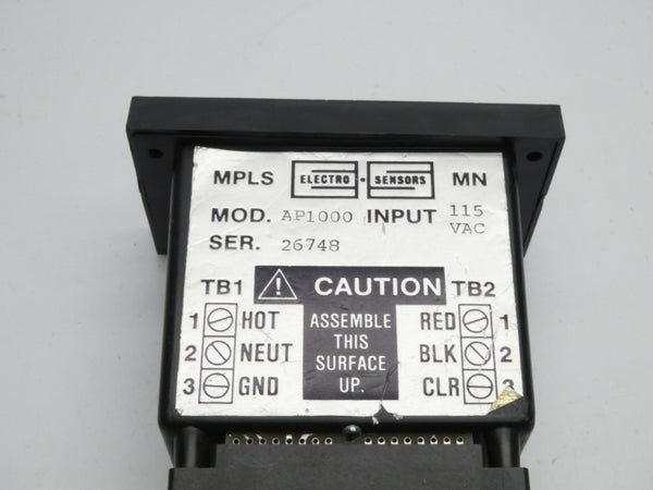ELECTRO-SENSORS AP1000 115VAC (AS IS) UNMP