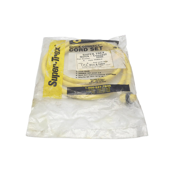 TPC WIRE&CABLE 89406 6' NSMP