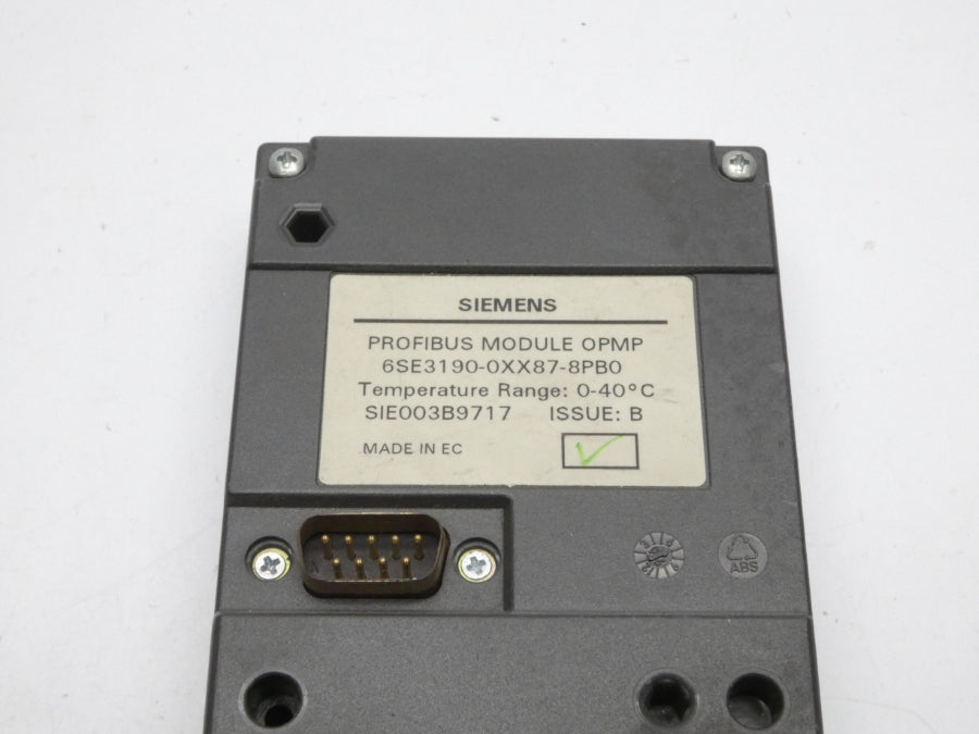 SIEMENS 6SE3190-0XX87-8PB0 NSNP