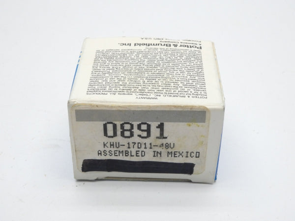 POTTER&BRUMFIELD KHU-17D11-48V 48VDC 3A NSMP