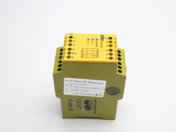 PILZ PNOZ-X3-115VAC/24VACDC-3N/O-1N/C-1SO 774315 115VAC 8A NSNP
