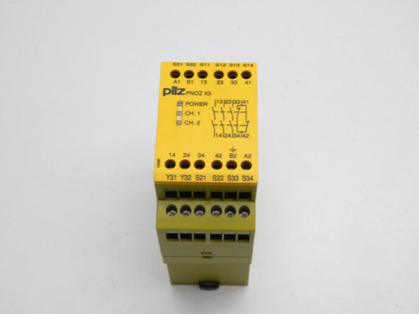 PILZ PNOZ-X3-115VAC/24VACDC-3N/O-1N/C-1SO 774315 115VAC 8A NSNP