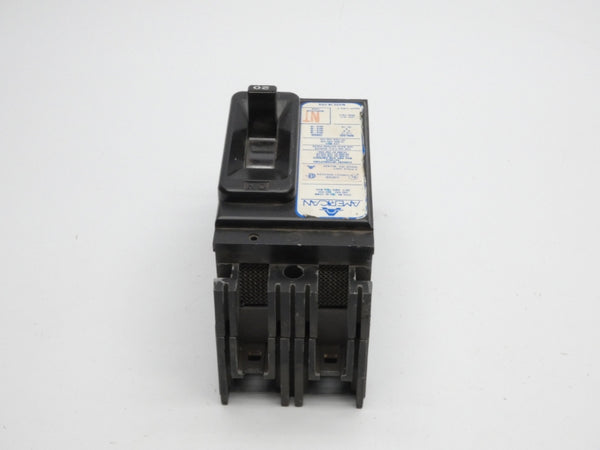 AMERICAN NE220 250VDC 20A UNMP