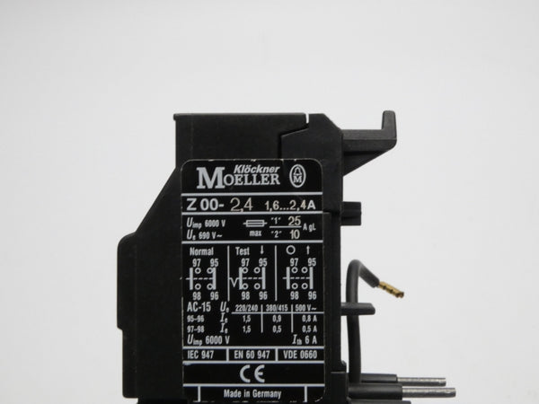 KLOCKNER MOELLER Z00-2.4 690V 1.6-2.4A UNMP