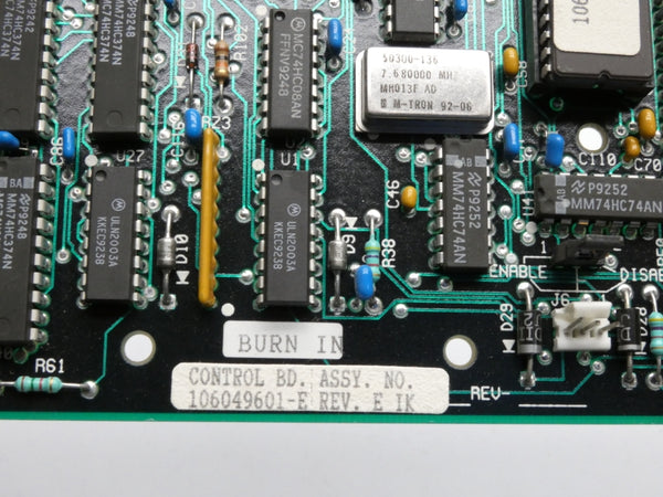 CONTROL BOARD 106049601-E REV. E UNMP