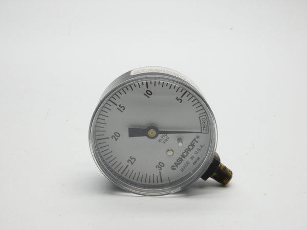 ASHCROFT 25W1005H01LVAC 30"/0HG VAC NSMP