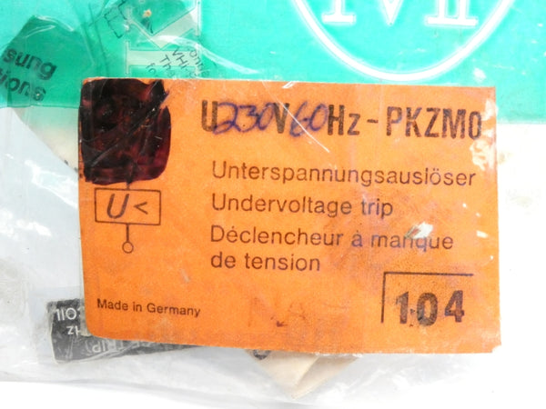 KLOCKNER MOELLER U-PKZM0 230V NSMP