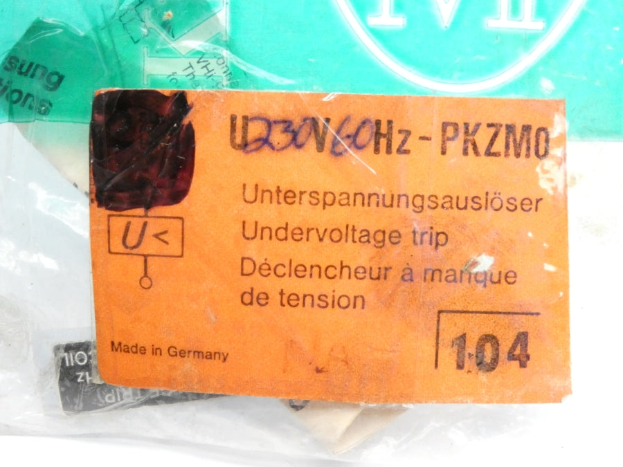 KLOCKNER MOELLER U-PKZM0 230V NSMP