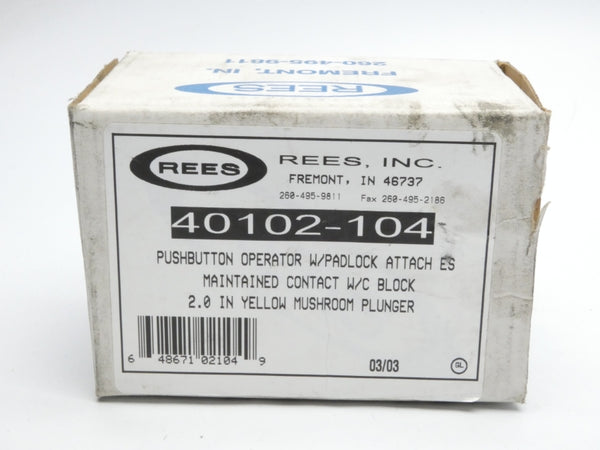 REES 40102-104 600VAC (AS IS) NSMP