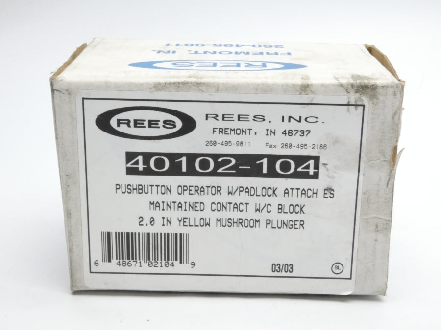 REES 40102-104 600VAC (AS IS) NSMP