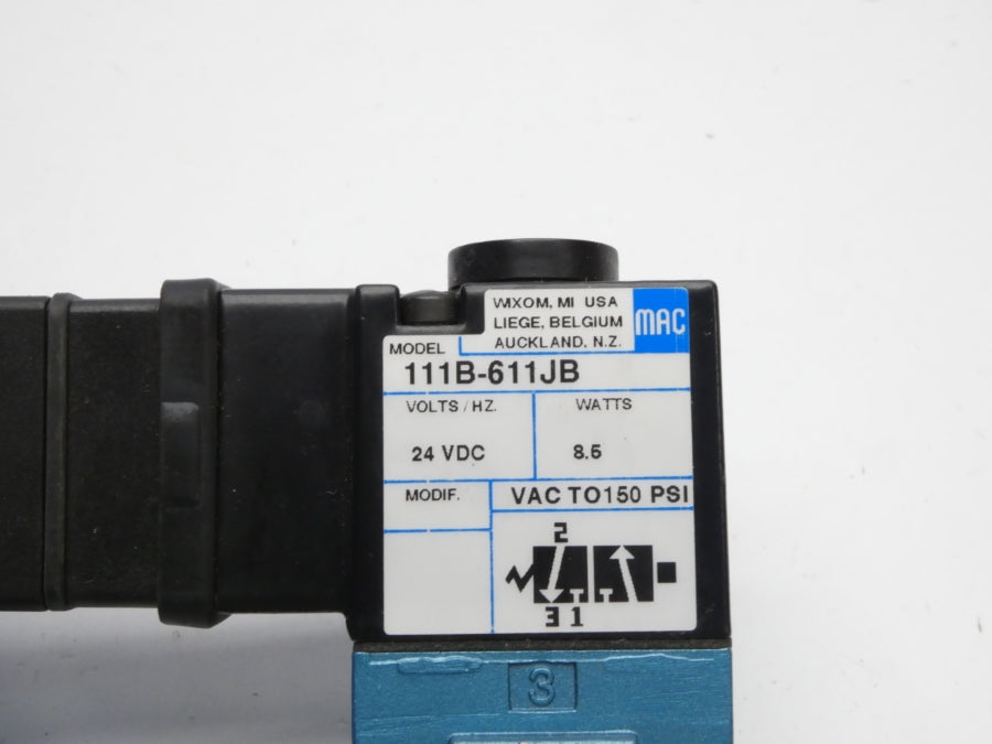 MAC 111B-611JB 24VDC 150PSI NSNP