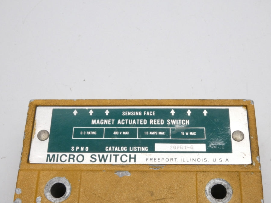 MICRO SWITCH 20FR1-6 400V 1.0A UNMP