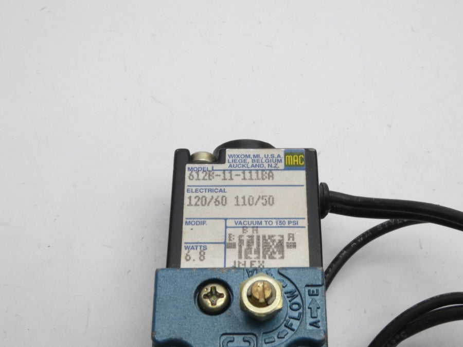 MAC 612B-11-111BA 110/120V 150PSI UNMP