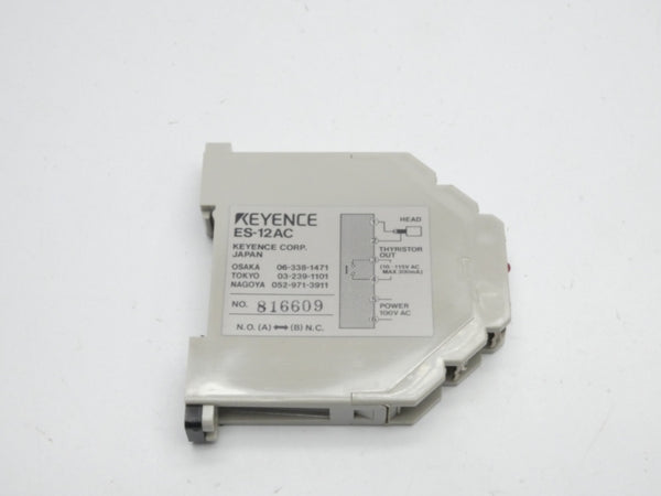 KEYENCE ES-12AC 10-115VAC UNMP