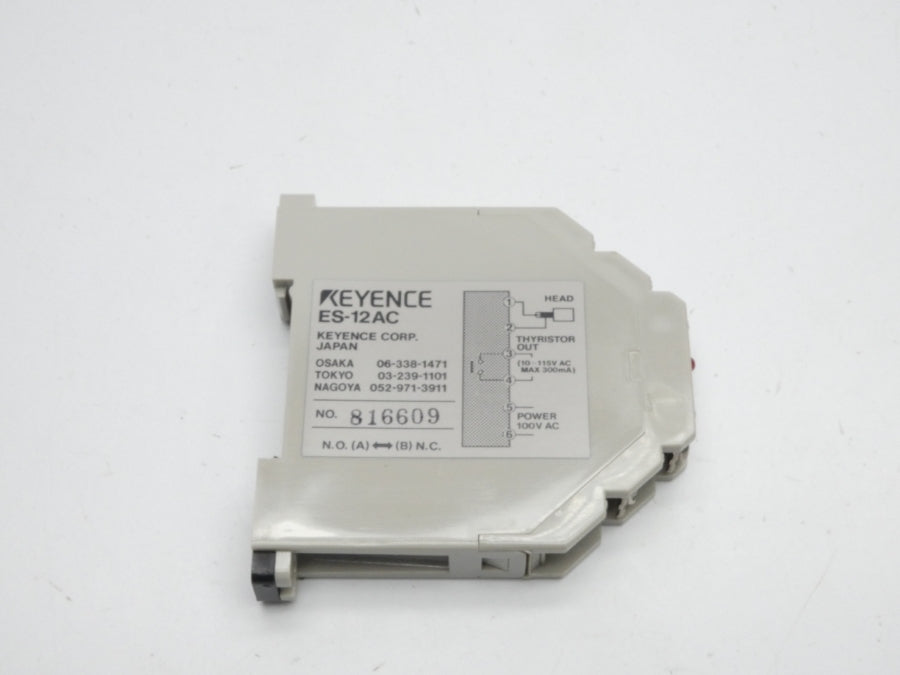 KEYENCE ES-12AC 10-115VAC UNMP
