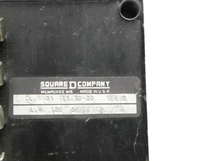 SQUARE D 8501TYT020 SER. B 120V UNMP