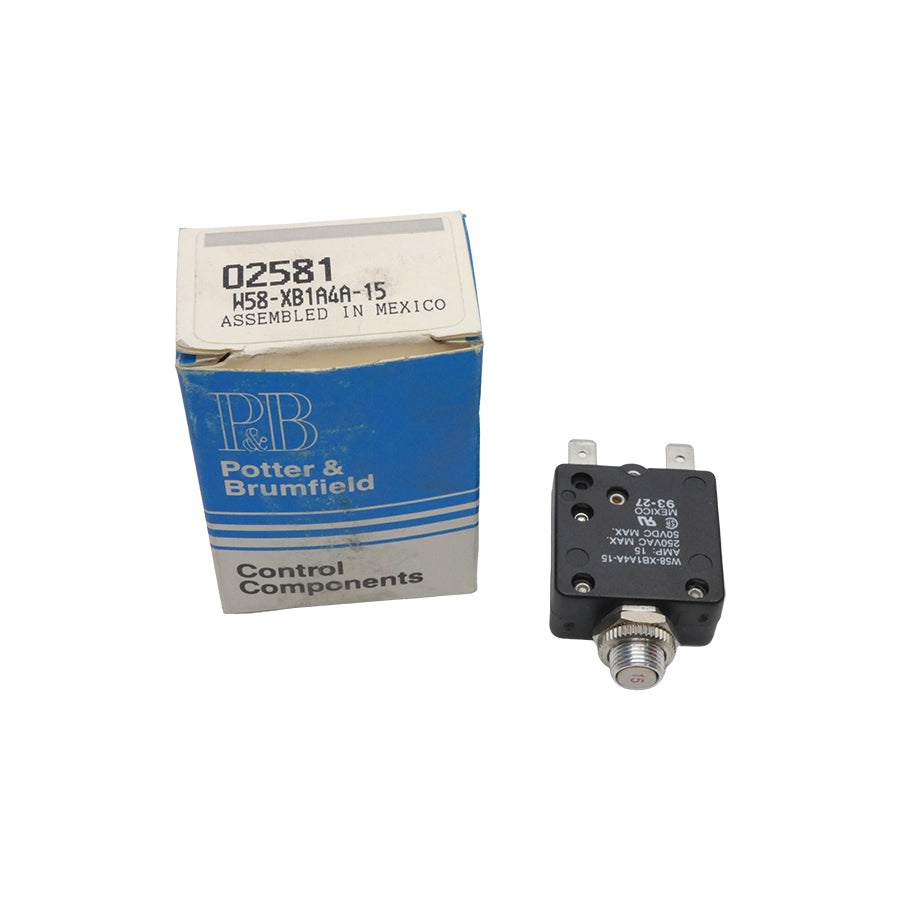 POTTER&BRUMFIELD W58-XB1A4A-15 250VAC 15A NSMP