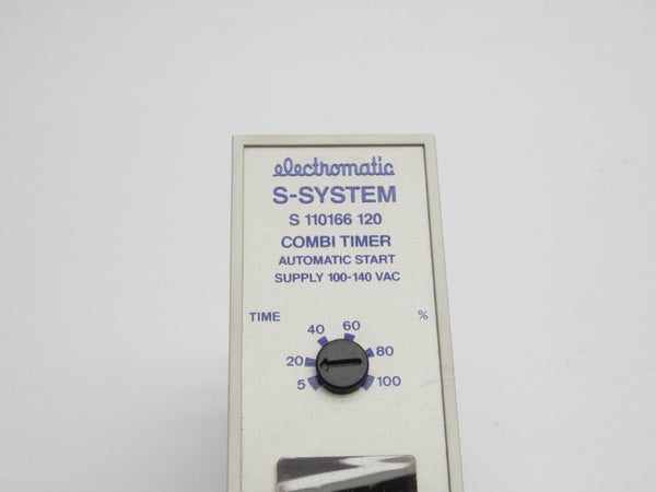 ELECTROMATIC S110166120 100-140VAC 8A UNMP