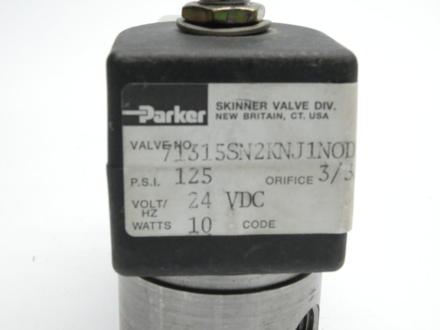 PARKER 71315SN2KNJ1NOD1P1C2 24VDC 125PSI 3/32" UNMP