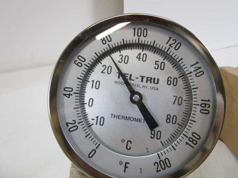 TEL-TRU GT500R THERMOMETER 0/200FC 12" STEM NSMP