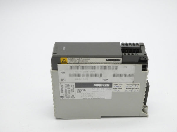 MODICON AS-P120-000 115/230V .6/.3A NSNP