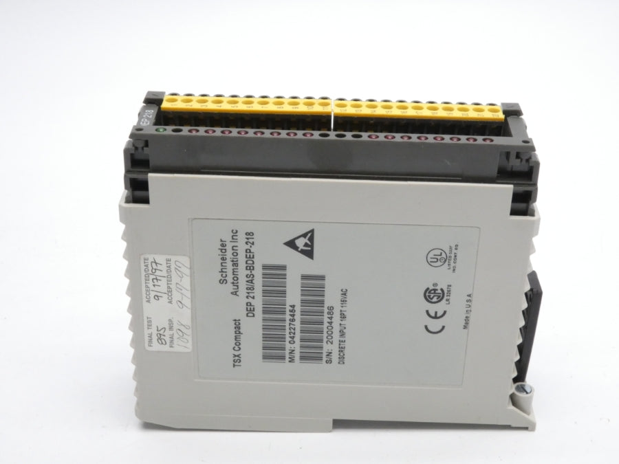 SCHNEIDER AUTOMATION DEP218/AS-BDEP-218 115VAC NSNP