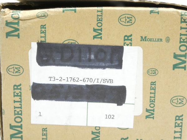 KLOCKNER MOELLER T3-2-1762-670/I/SVB 600VAC 25A NSMP