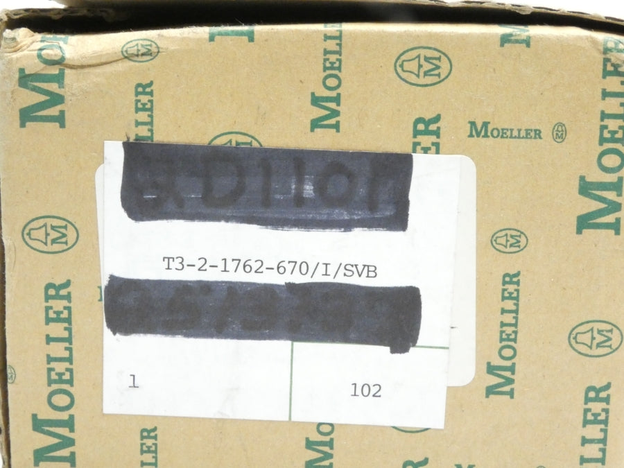 KLOCKNER MOELLER T3-2-1762-670/I/SVB 600VAC 25A NSMP