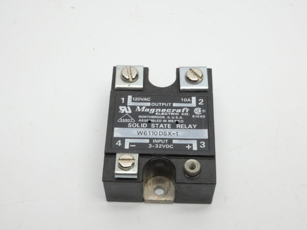 MAGNECRAFT W6110DSX-1 120VAC 10A UNMP