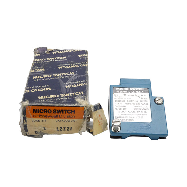 MICRO SWITCH LZZ21 300VAC 10A NSMP