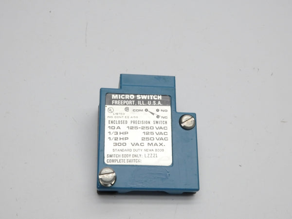 MICRO SWITCH LZZ21 300VAC 10A NSMP