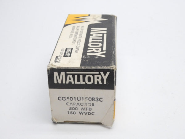 MALLORY CG501U150R3C 150VDC NSMP