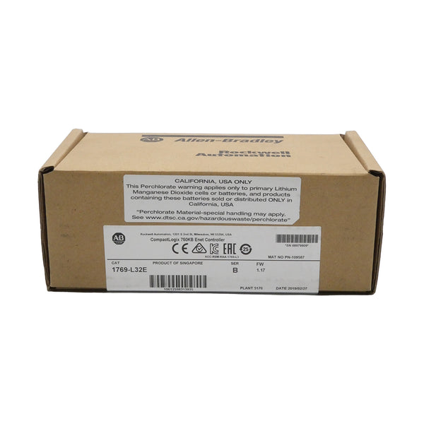 ALLEN BRADLEY 1769-L32E SER. B F/W 1.17 DATE: 2019 NSFS
