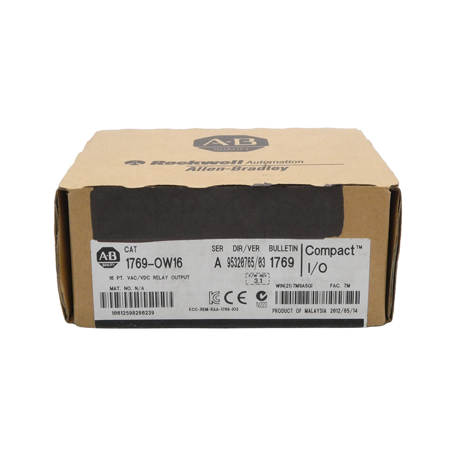 ALLEN BRADLEY 1769-OW16 SER. A F/W 3.1 VER. 03 DATE: 2012 NSFS