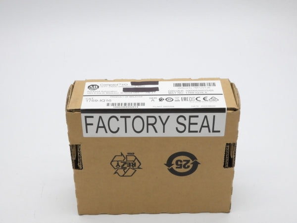 ALLEN BRADLEY 1769-IQ16 SER. A F/W 3.1 VER. 05 24VDC DATE: 2022 NSFS