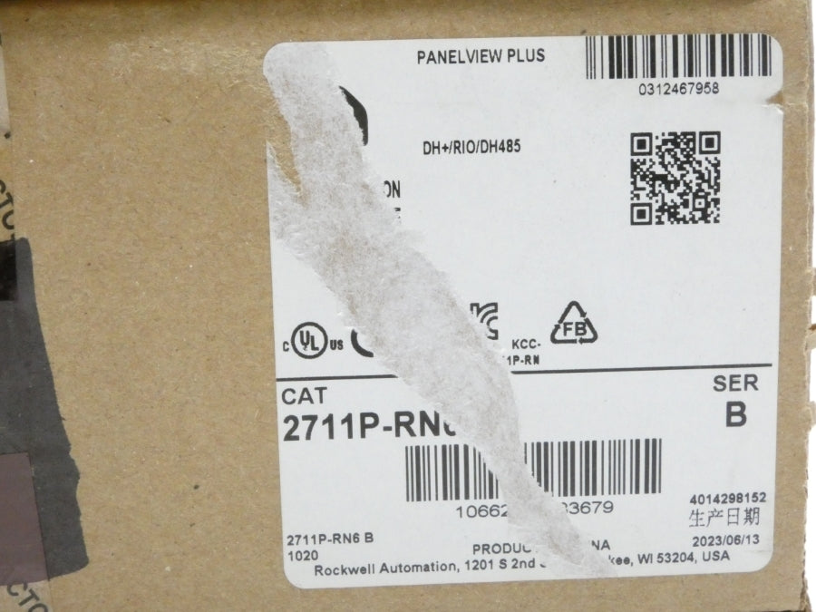 ALLEN BRADLEY 2711P-RN6 SER. B DATE: 2023 NSFS