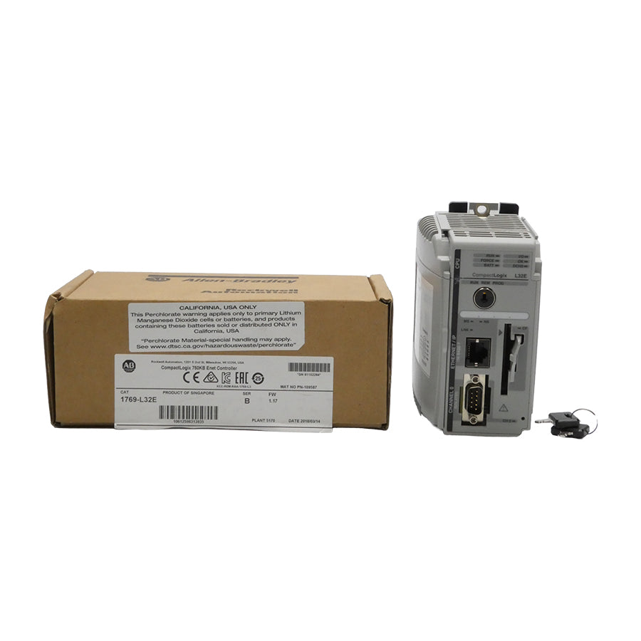 ALLEN BRADLEY 1769-L32E SER. B F/W 1.17 24VDC 0.09A NSMP