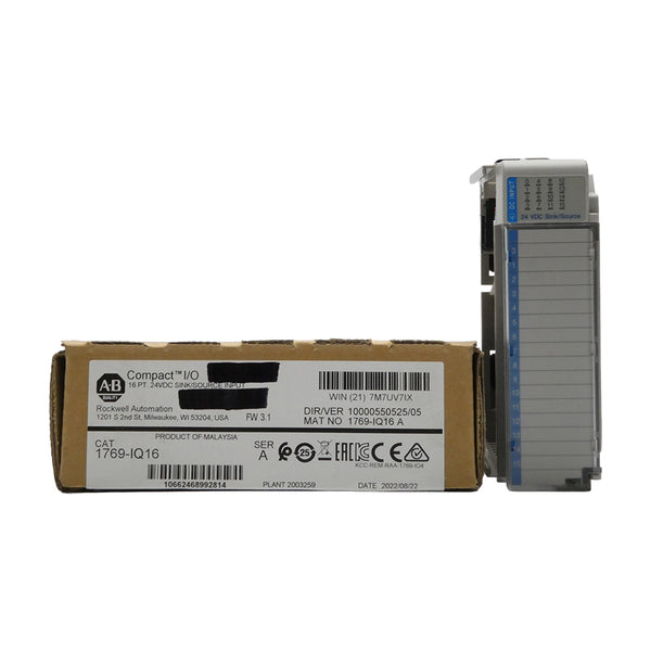 ALLEN BRADLEY 1769-IQ16 SER. A F/W 3.1 VER. 05 24VDC NSMP