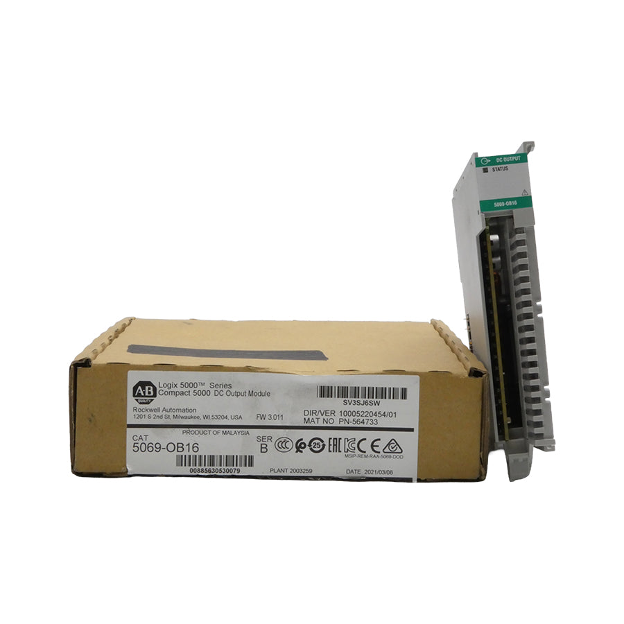 ALLEN BRADLEY 5069-OB16 SER. B F/W 3.011 VER. 01 10-32VDC 8A NSMP