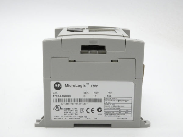ALLEN BRADLEY 1763-L16BBB SER. B F/W 9.0 REV. F 24VDC 1.5A NSMP