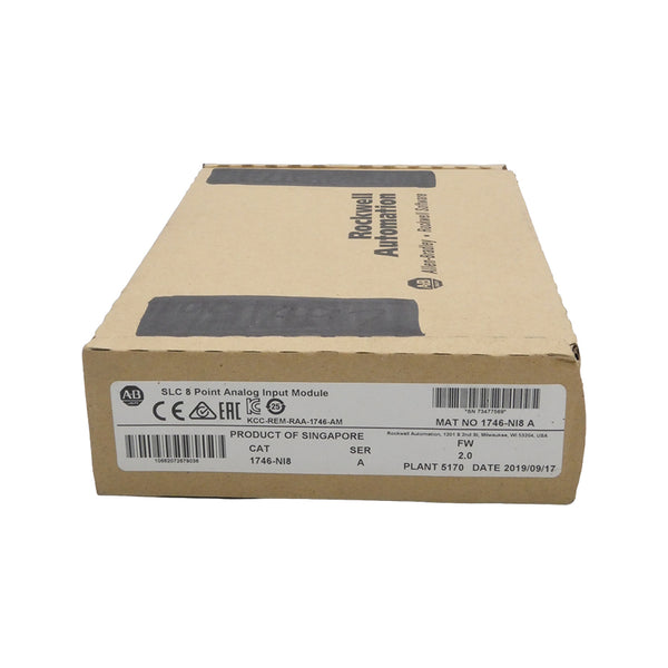 INDUSTRIAL SPARE PART 1746-NI8 SER. A F/W 2.0 DATE: 2019 NSFS