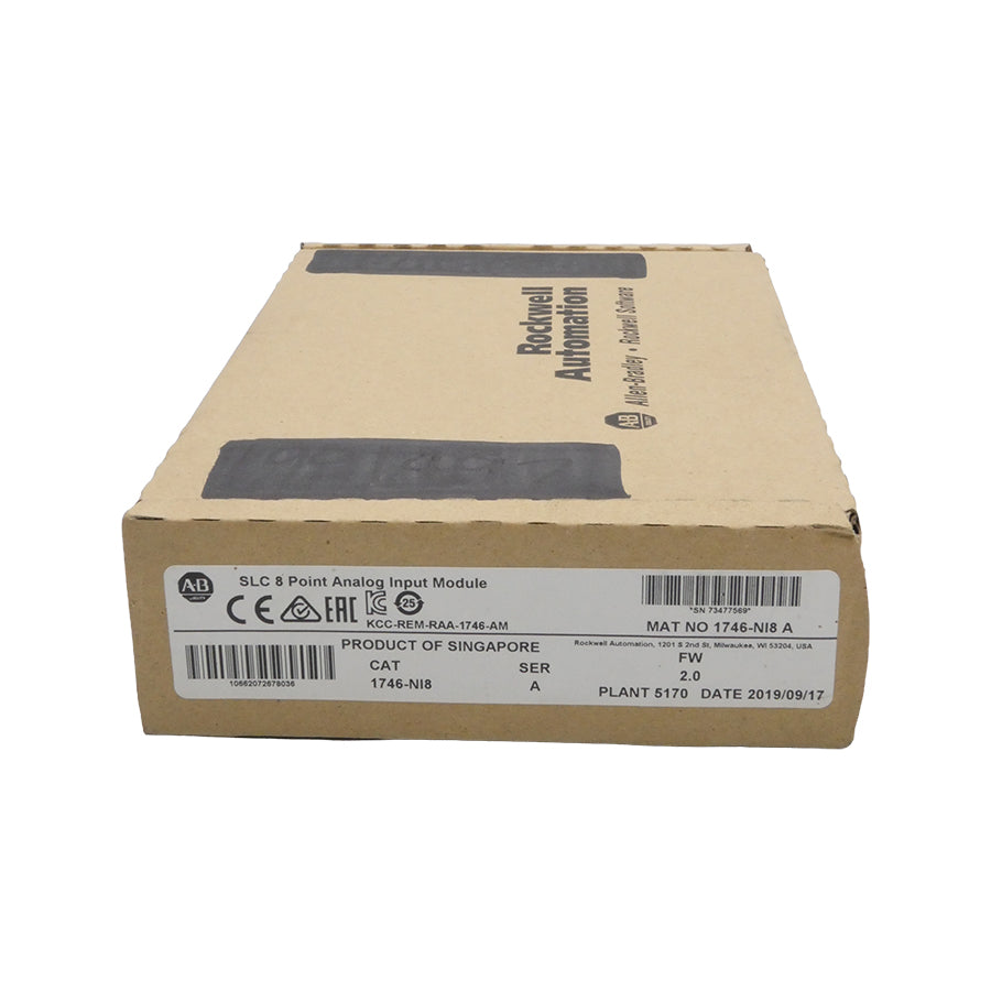 ALLEN BRADLEY 1746-NI8 SER. A F/W 2.0 DATE: 2019 NSFS