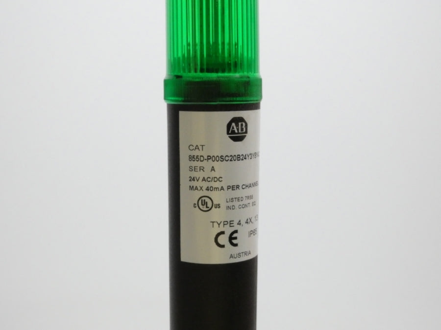 ALLEN BRADLEY 855D-P00SC20B24Y3Y8Y4C1 SER. A 24V NSMP