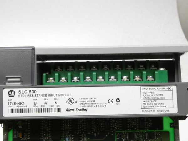 INDUSTRIAL SPARE PART 1746-NR4 SER. B F/W 5 REV. A NSMP
