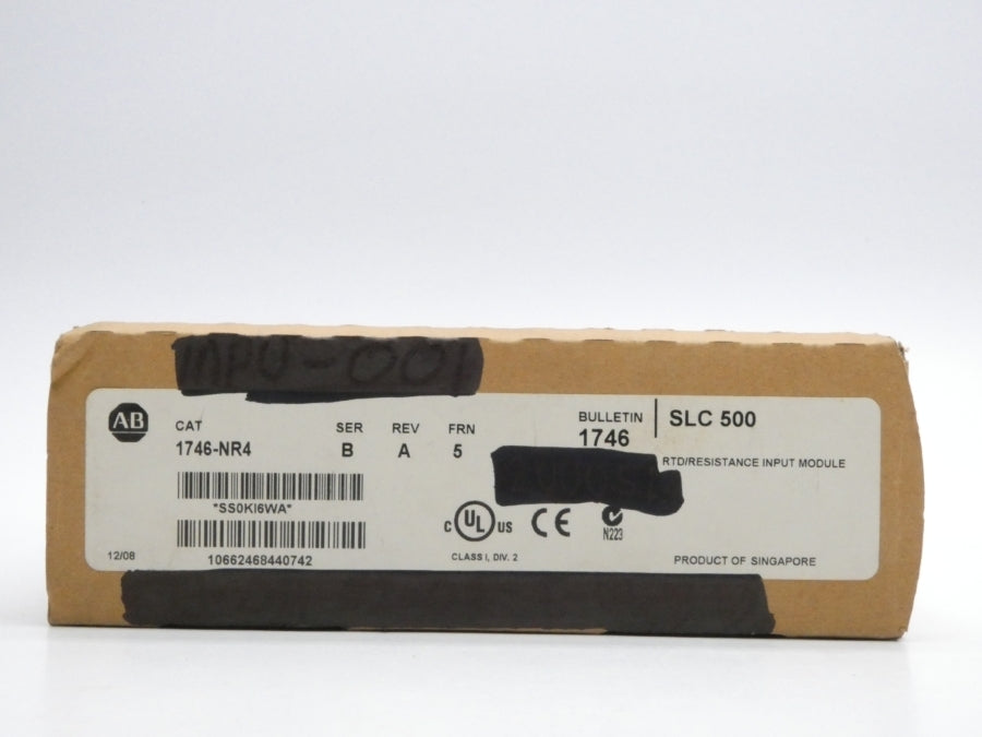 ALLEN BRADLEY 1746-NR4 SER. B F/W 5 REV. A NSMP