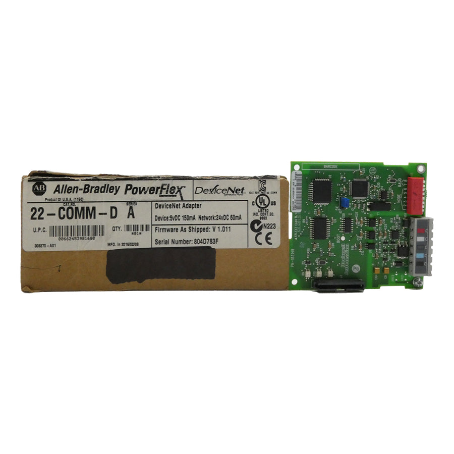 ALLEN BRADLEY 22-COMM-D SER. A F/W V1.011 24VDC (AS IS) NSMP
