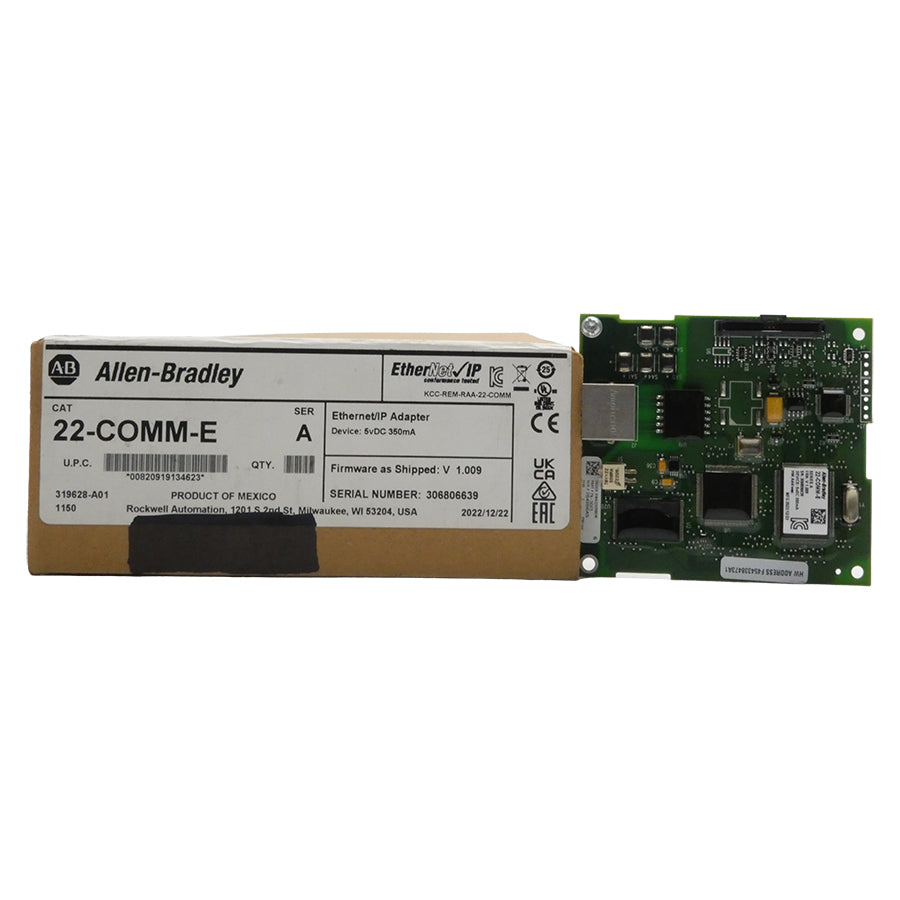 ALLEN BRADLEY 22-COMM-E SER. A F/W V1.009 5VDC (AS IS) NSMP