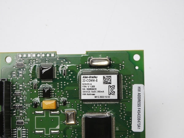 INDUSTRIAL SPARE PART 22-COMM-E SER. A F/W V1.009 5VDC (AS IS) NSMP
