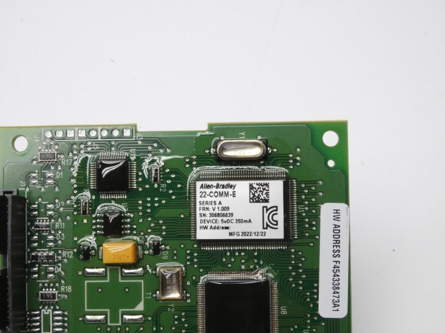 ALLEN BRADLEY 22-COMM-E SER. A F/W V1.009 5VDC (AS IS) NSMP