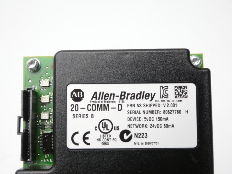 ALLEN BRADLEY 20-COMM-D SER. B F/W V2.001 24VDC (AS IS) NSMP